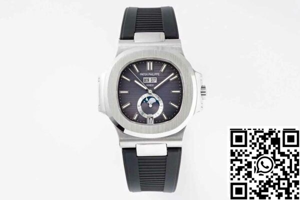 2 67 e2055c66 cfec 4b0f a3c5 4d3dd1fd290b Patek Philippe Nautilus 5726A-001 1:1 Najlepsza edycja PPF Fabryczny pasek gumowy