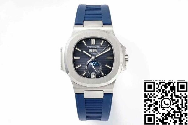 2 68 746106cd 2455 483d a83d c3bcccf9dcf1 Patek Philippe Nautilus 5726/1A-014 1:1 Best Edition PPF Factory Quadrante blu nero sfumato