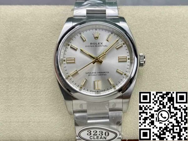 2 69 9a1a94bb c5b7 4d34 aa97 d4838879a8fb Rolex Oyster Perpetual M126000-0001 36MM 1:1 Best Edition Čista tovarna Silver Dial