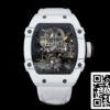 2 6 6f092b53 e3ff 4ab9 a61c 3c2672ca718c Richard Mille RM27-02 Rafael Nadal Tourbillon 1:1 Meilleure édition RM Factory Bracelet blanc