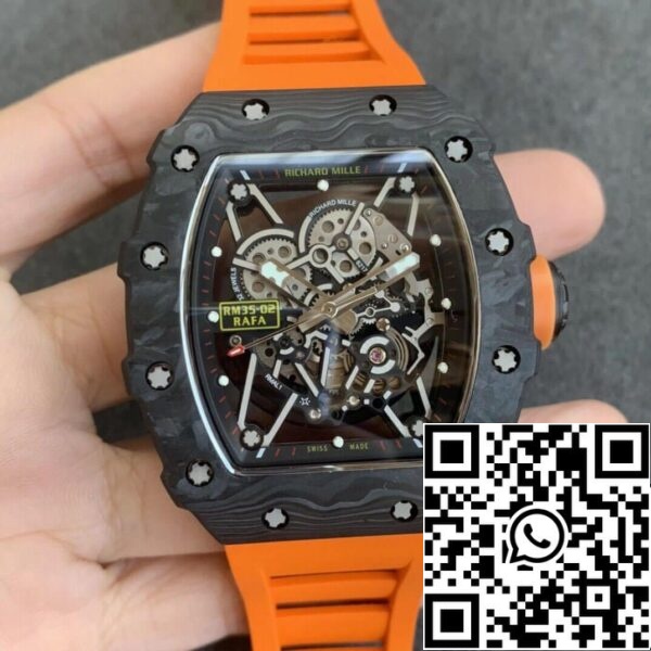 2 6 7c29fccc 8d7d 4096 aa93 5ac6cfae2cfd Richard Mille RM35-02 1:1 Najlepsza edycja KV Factory V3 Pomarańczowy pasek