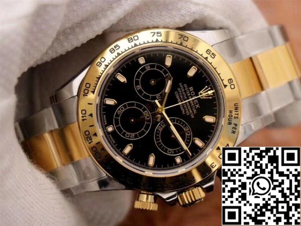 2 6 955328f7 2821 449d 928e 9f6839ab69a0 Rolex Daytona Cosmograph M116503-0004 1:1 Best Edition Noob Factory Black Dial Swiss ETA4130