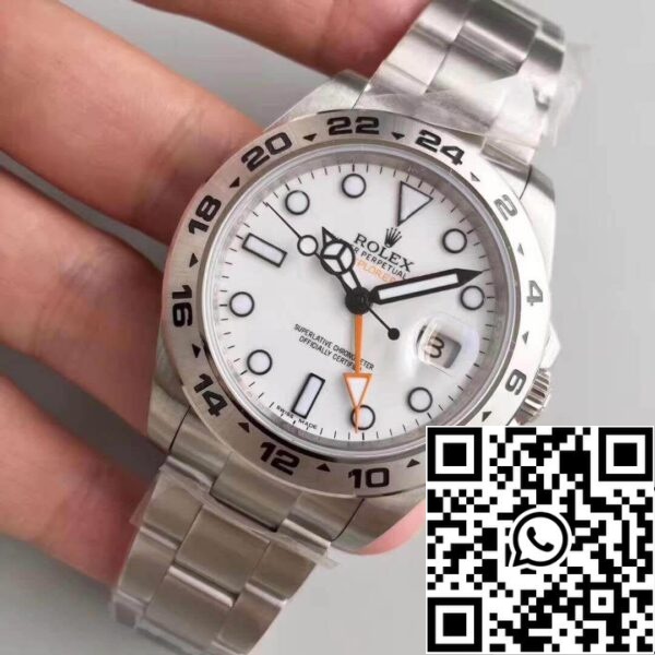 2 71 dfab6152 4b20 47c5 aca4 60fccc7f7cc2 Rolex Explorer II 216570 Noob Factory 1:1 Best Edition Swiss ETA3187 White Dial