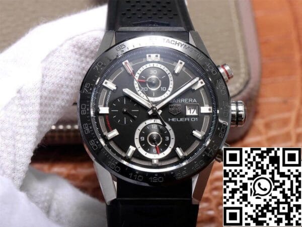 2 72 68f1759f 4a17 4058 a26a b1da62a54579 TAG Heuer Carrera CAR201Z.FT6046 1:1 Best Edition XF Factory Black Dial