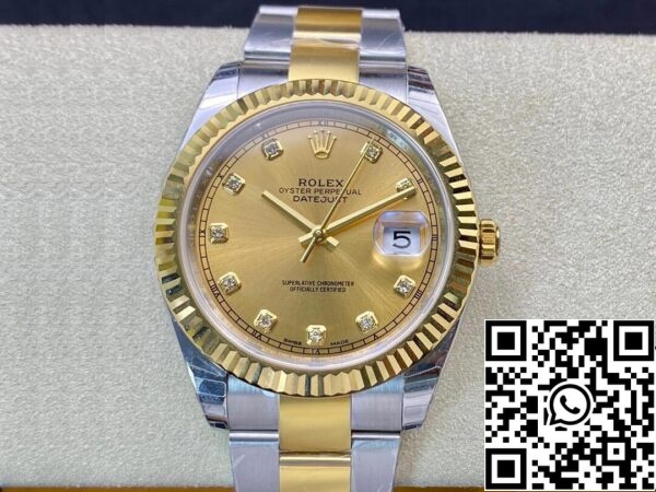 2 72 7041e3ce 98d9 4b05 b5df 17ca66e122bc Rolex Datejust M126333-0011 1:1 Best Edition EW Factory Champagne Dial