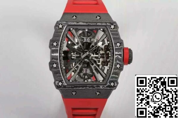 2 72 f9be8427 ec3d 4a9b 8822 b84bd3dd5d04 Richard Mille RM12-01 Tourbillon 1:1 Best Edition RM Factory Hiilikuitu Skeleton Dial