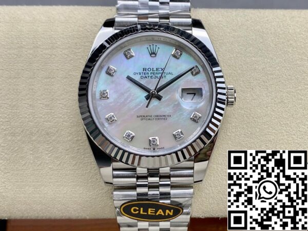 2 73 92ddef34 4d39 45a5 9004 3c96e0136256 Rolex Datejust M126334-0020 1:1 Best Edition Clean Factory mozaic Diamond Dial