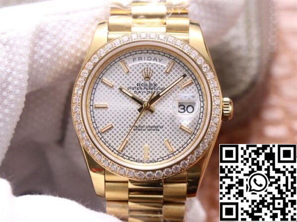 2 74 1589914f a932 45f4 b6ea e2c68b66600d Rolex Day Date M228348RBR-0005 1:1 Mejor Edición EW Fábrica 18ct Oro