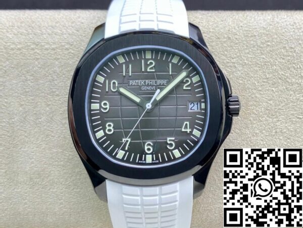 2 74 31e5791e 2b21 482e 8100 2799b291fa3b Patek Philippe Aquanaut PP5167 1:1 Best Edition ZF Factory DLC Weißes Armband