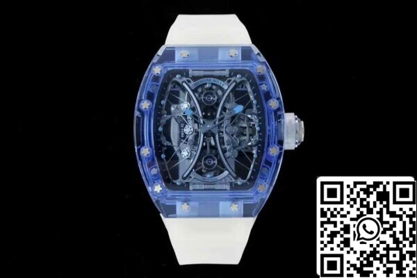 2 75 08d7aca6 2efe 4efa 891f dc4541e07fd0 Richard Mille RM053-02 Tourbillon 1:1 Best Edition RM Factory Blue Transparent Case