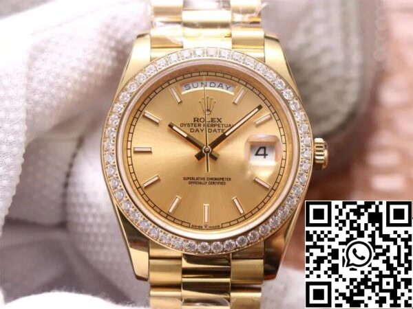 2 75 414ceb06 f253 438a 9b95 2ffac1f7cc1a Rolex Day Date M228348RBR-0008 1:1 Best Edition EW Factory 18ct Yellow Gold