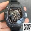 2 75 58F3DC9A DA2B 4BF9 8E48 7FDD06834018 Richard Mille RM035-02 1:1 베스트 에디션 KV 팩토리 카본 파이버 블랙 스트랩