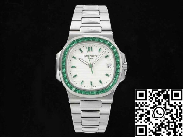 2 75 5aa4ba1d 1e8c 48d3 bf1d 2e9ce40897c6 Patek Philippe Nautilus 5711 1:1 Best Edition GR Factory Timantti-setti valkoinen soittaa