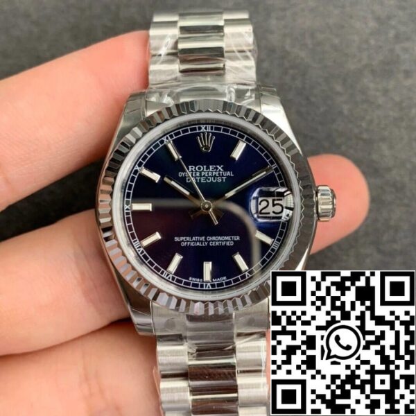 2 75 b30605c5 ef6d 449c 97ad f5fc54263442 Rolex Datejust M178274-0038 1:1 Best Edition GS Factory Quadrante blu