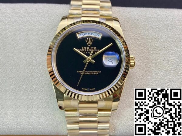 2 76 Rolex Day Date M228206-0044 1:1 Best Edition EW Factory jégkék számlap