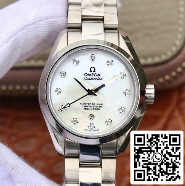 2 76 0120bc1d 0b45 494f 8256 fed74476f2dc Omega Seamaster 231.10.34.20.55.002 Aqua Terra 150M 1:1 Best Edition 3S Factory Quadrante bianco