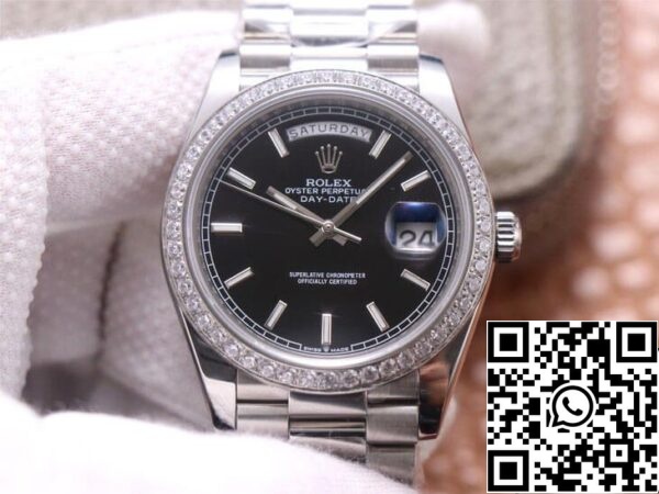 2 76 3d051be9 5480 48e3 ad57 a55e39ec8bf3 Rolex Day Date M228349RBR-0002 1:1 Mejor Edición EW Fábrica 18ct Oro Blanco