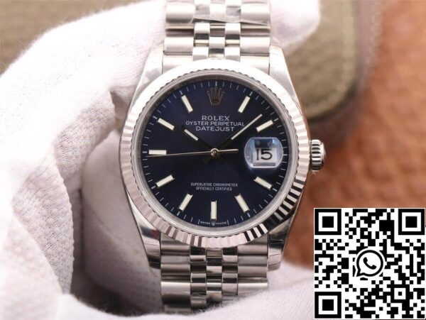 2 77 Rolex Datejust M126234-0017 1:1 Beste Editie EW Fabrieksblauwe Wijzerplaat