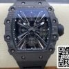 2 77 9ac5d006 e13b 4ad3 a55d b9e305ae7ae9 Richard Mille RM12-01 Tourbillon 1:1 Beste Editie RM Fabriek Zwarte Skelet Wijzerplaat