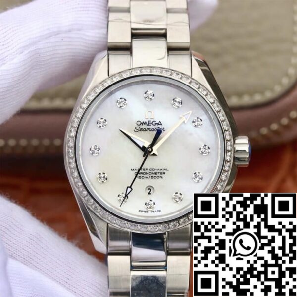 2 77 df944b8f dab0 4294 9f18 b2a270161c83 Omega Seamaster 231.15.34.20.55.002 Aqua Terra 150M 1:1 Best Edition 3S gyári gyémánt számlapú Omega Seamaster 231.15.34.20.55.002 Aqua Terra 150M 1:1 Best Edition 3S gyári gyémánt számlap