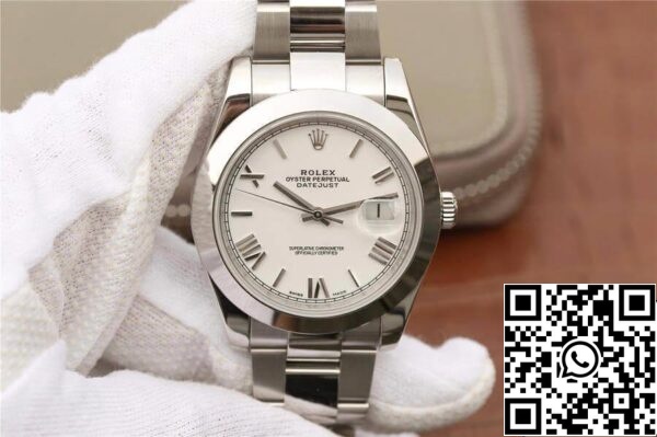 2 78 Rolex Datejust 41MM 1:1 Beste Editie EW Fabriek Witte Wijzerplaat