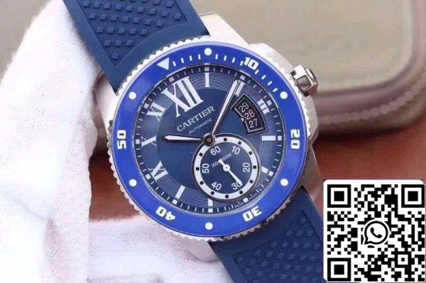 2 781 Calibre De Cartier Diver WSCA0011 JF Factory 1:1 Най-добро издание Швейцарска ETA2836-2