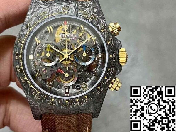 2 78 3a19c04b 3edf 4d2b a9a9 f9b1be44ad66 Rolex Daytona 1:1 Beste Editie Diw Fabriek Koolstofvezel Holle Wijzerplaat