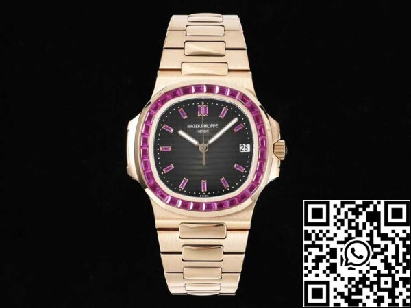 2 78 3f8d8db8 a09a 4661 bef0 f32a13aacab9 Patek Philippe Nautilus 5711 1:1 Best Edition GR Factory Rose Gold Diamond Bezel