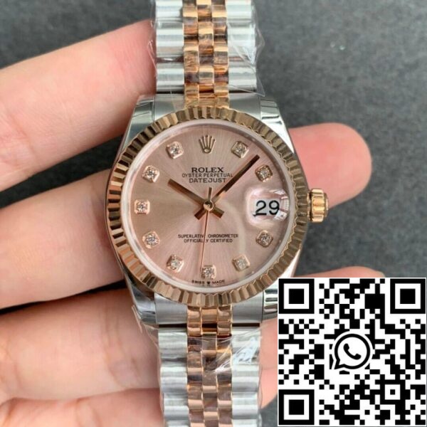 2 78 9153cc51 5f15 428f 9ec6 d7a2426de045 Rolex Datejust M278271-0024 1:1 Najboljša izdaja GS Factory Rose Gold Dial