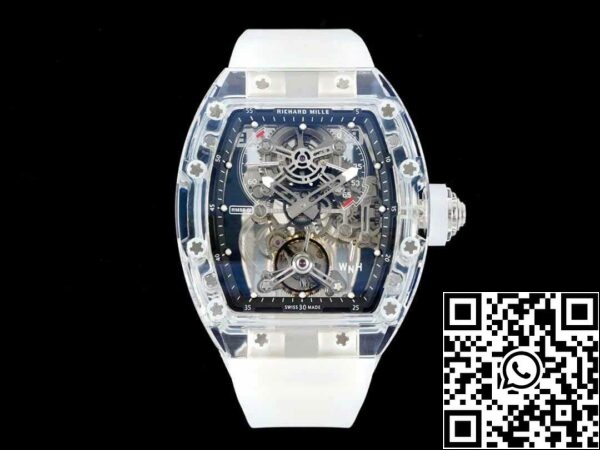 2 78 c8daaddf 188f 4aa3 abce fc12446c74c8 Richard Mille RM 56-01 Tourbillon 1:1 Най-добро издание RM Factory Transparent Skeleton Dial