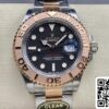 2 79 Rolex Yacht Master M126621-0002 1:1 Best Edition чистый заводской черный циферблат