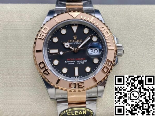 2 79 Rolex Yacht Master M126621-0002 1:1 Най-добро издание Чиста фабрика Черен циферблат