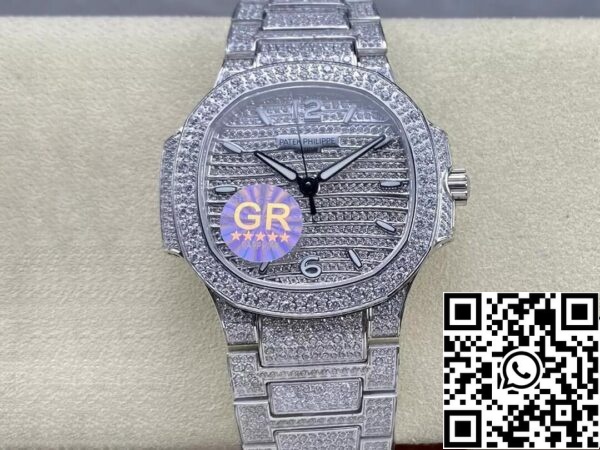 2 7 943d0bbd 355e 428c b138 a42055ea8264 Patek Philippe Aquanaut 7118/1450G-001 1:1 Best Edition GR Factory Diamond Dial