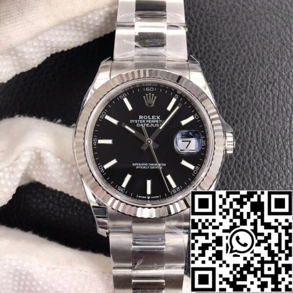 2 7 c9569842 7f8a 4a7b a73b 2fa6bc66ad97 Rolex Datejust M126334-0017 1:1 Best Edition VS Factory Musta Dial