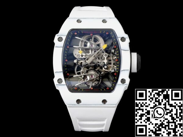 2 7 cc285492 ee67 4615 9da8 4e0c59892828 Richard Mille RM27-02 Rafael Nadal Tourbillon 1:1 Meilleure édition RM Factory Boîtier en fibre de carbone