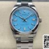 2 7 e1fe4f7f 4689 4bbd 9b0a ddfd8a51ff96 Rolex Oyster Perpetual M126000-0006 36MM 1:1 Best Edition VS Factory Turkoosi Blue Dial