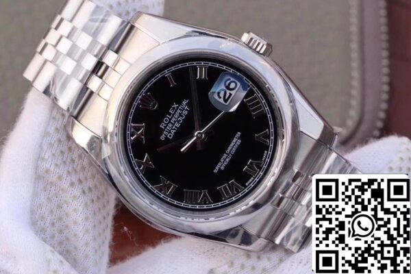 2 80 07db7f7c c734 4104 aab0 9ec7a51cd67a Rolex Datejust 36mm 116234 AR Factory 1:1 Best Edition Swiss ETA3135 Black Dial