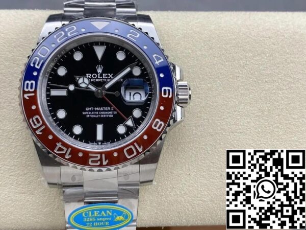 2 80 2dac14dd ae47 4ff2 871d df8efdbab069 Rolex GMT Master II M126710BLRO-0002 1:1 Най-добро издание Clean Factory V3 Black Dial