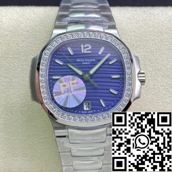 2 817 Patek Philippe Nautilus Ladies 7018/1A-010 PF Factory 1:1 Best Edition Suizo ETA324SC