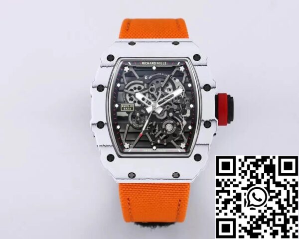 2 81 acd1ba44 a140 4783 a457 a1b989488608 Richard Mille RM35-01 1:1 Best Edition BBR Factory Cinturino Arancione