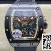 2 81 ae9a6a49 cdf6 4beb 9df9 7f2876e0462b Richard Mille RM011 1:1 Best Edition KV Factory Keraaminen luuranko kellotaulu