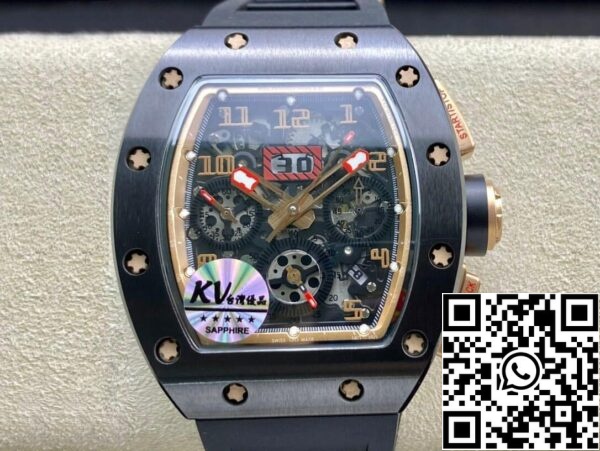 2 81 ae9a6a49 cdf6 4beb 9df9 7f2876e0462b Richard Mille RM011 1:1 베스트 에디션 KV 팩토리 세라믹 스켈레톤 다이얼