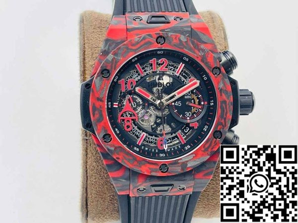 2 82 8303d4e3 2541 436a bec0 5b095248a6de Hublot 빅뱅 411.QV.1123.NR.OVK21 1:1 베스트 에디션 HB 팩토리 카본 파이버 레드 케이스