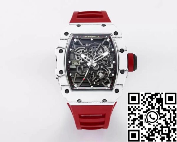 2 83 3415b200 1a47 497f 9528 edbdf4790889 Richard Mille RM35-01 1:1 Best Edition BBR Factory Red Strap - punainen hihna