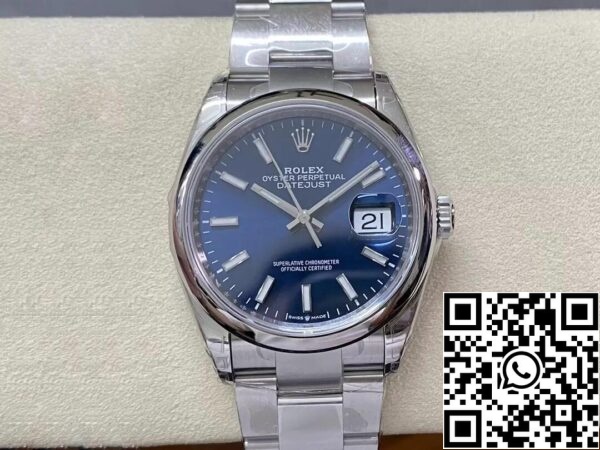 2 83 8cb7073e 452a 402f af98 074958ae0b2a Rolex Datejust M126200-0005 36MM 1:1 Най-добро издание VS Фабрика Син циферблат