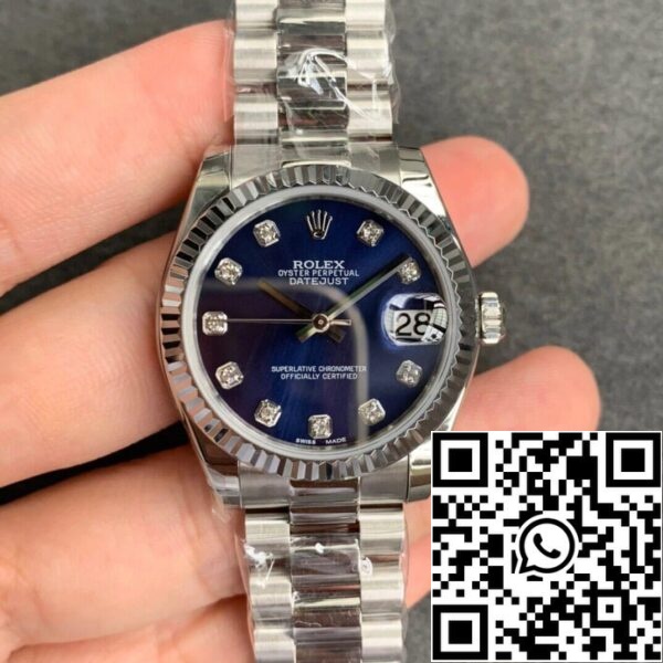 2 83 fc8a0719 8ff7 43ab aa6c 4a42afce117e Rolex Datejust 31MM 1:1 Best Edition GS Fabriek Blauwe Wijzerplaat