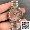 2 84 0cac408d 4c1c 4e51 9cca a7a9100e32a2 Rolex Datejust M278271-0023 1:1 Najboljša izdaja GS Factory Rose Gold Dial