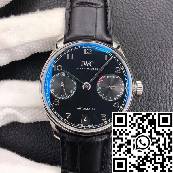 2 84 49d90192 a929 484f a7e5 59082d95a6dc IWC Portugieser IW500109 1:1 Best Edition ZF Factory Quadrante nero