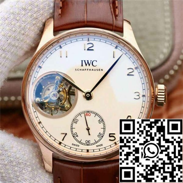 2 84 8f04e5e2 604b 4fd9 b667 e06ca136b431 IWC Portugisisk Tourbillon IW546302 1:1 Best Edition ZF Factory Silver Urtavla