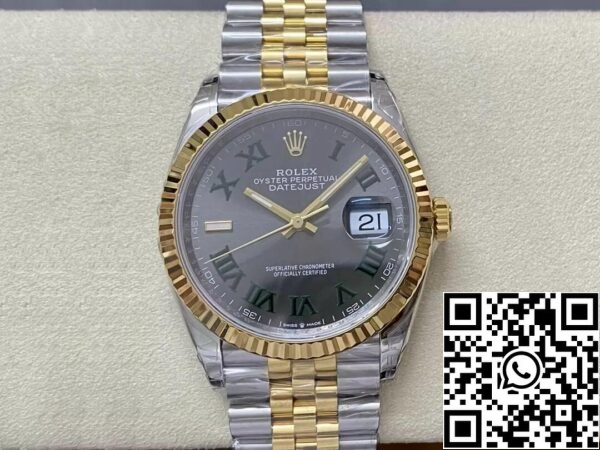 2 85 08d70099 507c 4d88 bb26 ac5e9958794e Rolex Datejust M126233-0035 36MM 1:1 Best Edition VS Factory Wimbledon számlapja